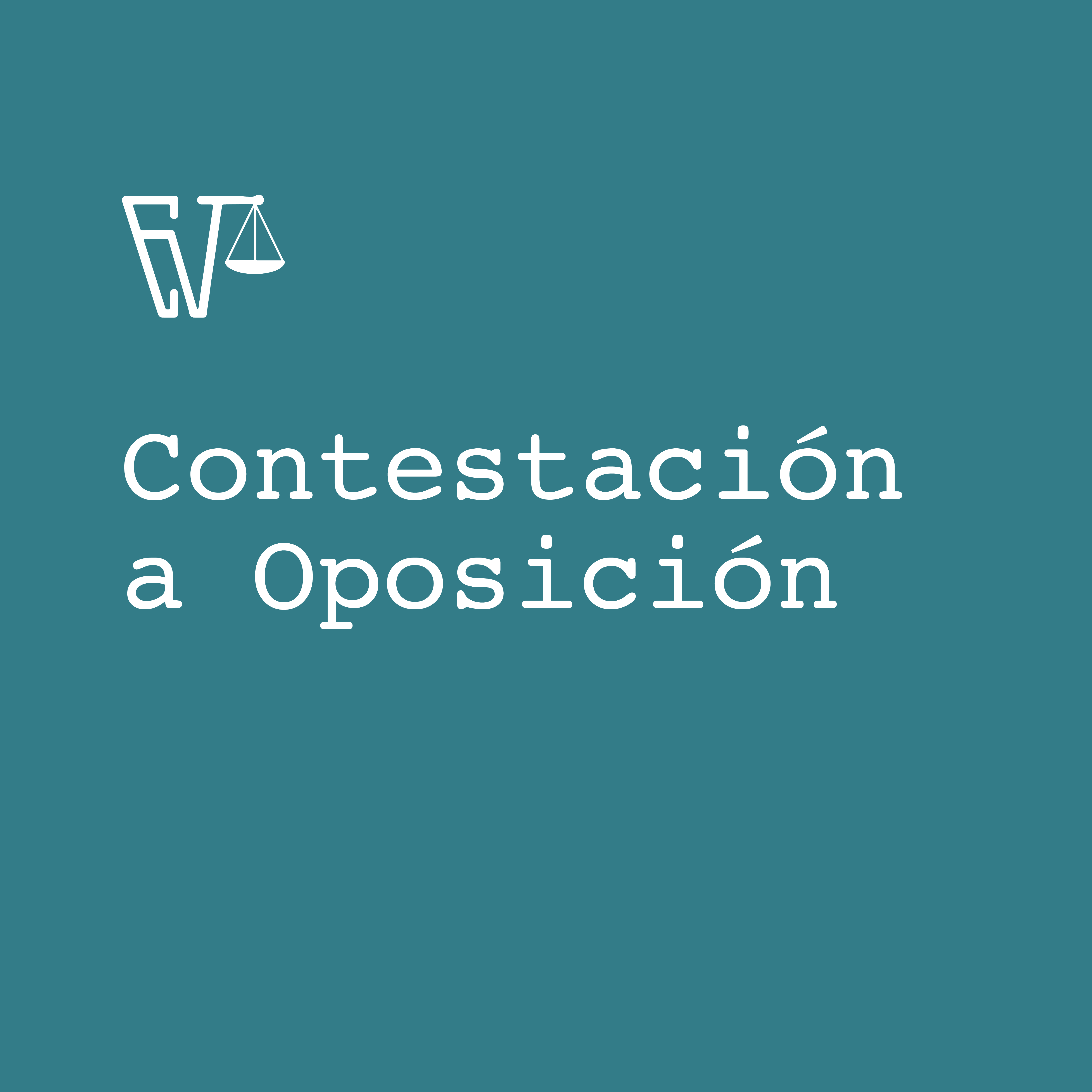 Contestación a Oposición